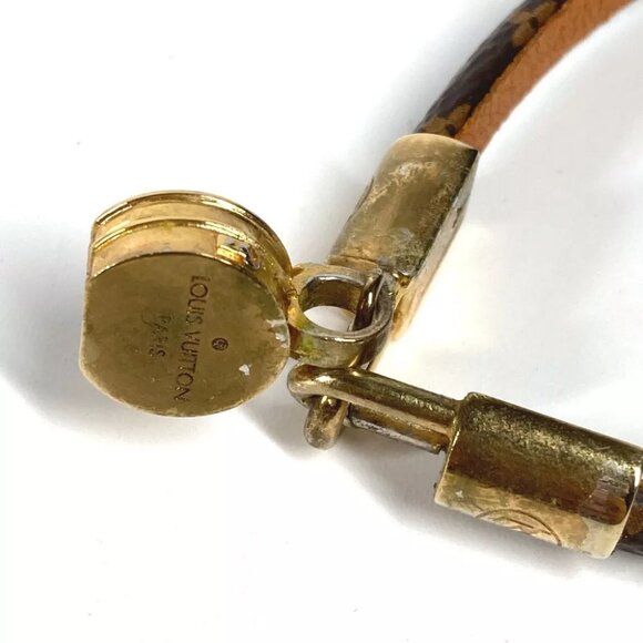 LOUIS VUITTON M6442F Monogram BraceletLV Tribute Bangle Bracelet - Picture 8 of 11